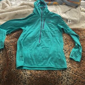Patagonia teal jacket